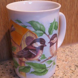 OTAGIRI Vintage Mug with Birds Design (149C)